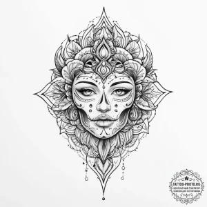 Tattoo sketch wood - эскиз тату (№1756624092_0, 31.08.2025 07:08) — tattoo-photo.ru