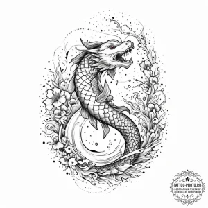 Tattoo sketch cosmic being, tattoo line art,... - эскиз тату (№1756627487_0, 31.08.2025 08:04) — tattoo-photo.ru