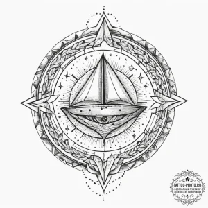 Tattoo sketch cosmic identity, artistic tatto... - эскиз тату (№1756628088_0, 31.08.2025 08:14) — tattoo-photo.ru