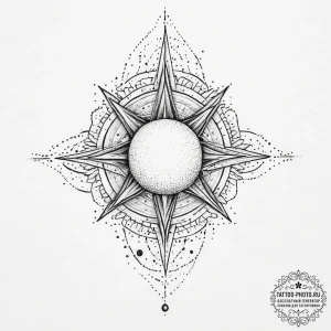 Tattoo sketch cosmic creation, tattoo drawing... - эскиз тату (№1756632494_0, 31.08.2025 09:28) — tattoo-photo.ru