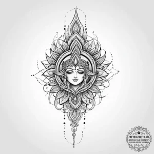 Tattoo sketch divine existence, tattoo line a... - эскиз тату (№1756639904_0, 31.08.2025 11:31) — tattoo-photo.ru