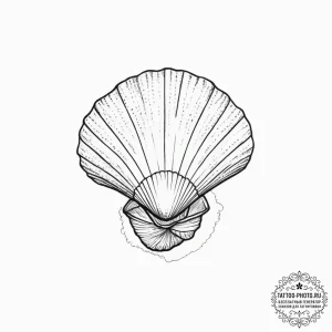 Tattoo sketch seashell, tattoo sketch design,... - эскиз тату (№1756648958_0, 31.08.2025 14:02) — tattoo-photo.ru