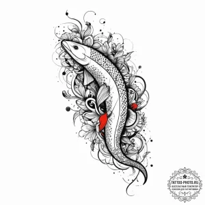Tattoo sketch electric eel, tattoo sketch des... - эскиз тату (№1756662172_0, 31.08.2025 17:42) — tattoo-photo.ru