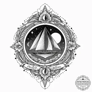 Tattoo sketch cosmic beginning, tattoo sketch... - эскиз тату (№1756662374_0, 31.08.2025 17:46) — tattoo-photo.ru