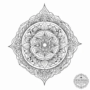 Tattoo sketch cosmic land, ink illustration f... - эскиз тату (№1756666151_0, 31.08.2025 18:49) — tattoo-photo.ru