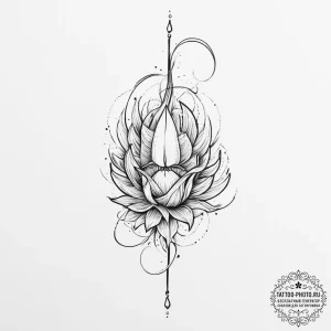 Tattoo sketch pink, tattoo sketch design, on... - эскиз тату (№1756667551_0, 31.08.2025 19:12) — tattoo-photo.ru