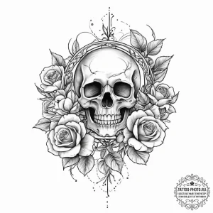 Tattoo sketch loop, tattoo sketch design, bla... - эскиз тату (№1756668751_0, 31.08.2025 19:32) — tattoo-photo.ru