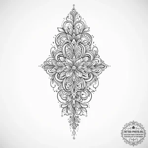 Tattoo sketch leg, tattoo sketch design, blac... - эскиз тату (№1756669366_0, 31.08.2025 19:42) — tattoo-photo.ru