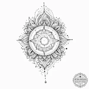 Tattoo sketch астрология, concept art for tat... - эскиз тату (№1756669561_0, 31.08.2025 19:46) — tattoo-photo.ru