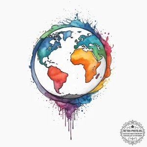 Tattoo sketch globe, tattoo flash sheet desig... - эскиз тату (№1756670977_0, 31.08.2025 20:09) — tattoo-photo.ru
