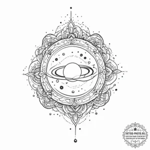 Tattoo sketch universe - эскиз тату (№1756684598_0, 31.08.2025 23:56) — tattoo-photo.ru