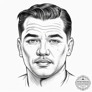Tattoo sketch jack dempsey, tattoo sketch des... - эскиз тату (№1756686180_0, 01.09.2025 00:23) — tattoo-photo.ru