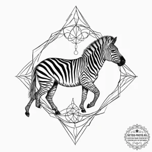 Tattoo sketch zebra pleco, ink illustration f... - эскиз тату (№1756688773_0, 01.09.2025 01:06) — tattoo-photo.ru