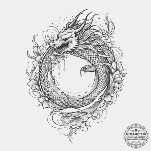 Tattoo sketch slavic embroidery pattern with... - эскиз тату (№1756689768_0, 01.09.2025 01:22) — tattoo-photo.ru