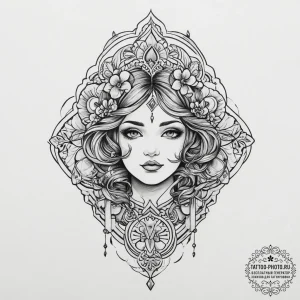 Tattoo sketch nail polish tattoo, tattoo flas... - эскиз тату (№1756693729_0, 01.09.2025 02:28) — tattoo-photo.ru