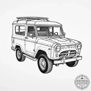 Tattoo sketch the flintstones car, tattoo dra... - эскиз тату (№1756699875_0, 01.09.2025 04:11) — tattoo-photo.ru