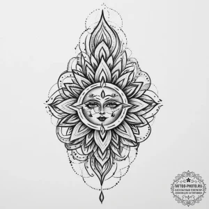 Tattoo sketch sacred soul, tattoo drawing out... - эскиз тату (№1756702841_0, 01.09.2025 05:00) — tattoo-photo.ru
