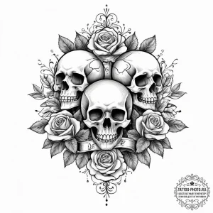 Tattoo sketch hands with a scroll, artistic t... - эскиз тату (№1756705809_0, 01.09.2025 05:50) — tattoo-photo.ru