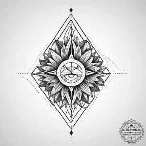 Tattoo sketch a symbolic emotion, concept art... - эскиз тату (№1756725616_0, 01.09.2025 11:20) — tattoo-photo.ru