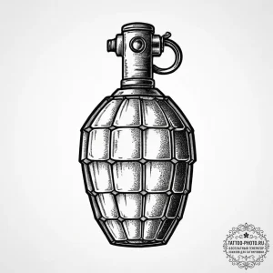 Tattoo sketch grenade, artistic tattoo sketch... - эскиз тату (№1756764242_0, 01.09.2025 22:04) — tattoo-photo.ru