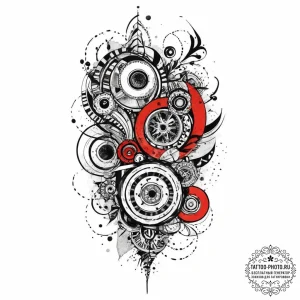 Tattoo sketch copper, artistic tattoo sketch,... - эскиз тату (№1756765454_0, 01.09.2025 22:24) — tattoo-photo.ru