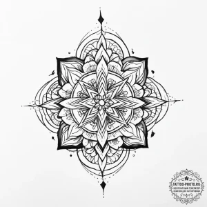 Tattoo sketch water hyacinth, concept art for... - эскиз тату (№1756769220_0, 01.09.2025 23:27) — tattoo-photo.ru