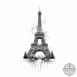 Tattoo sketch tower, tattoo line art, fine li... - эскиз тату (№1756782013_0, 02.09.2025 03:00) — tattoo-photo.ru
