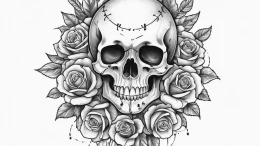Tattoo sketch sacred portrayal, artistic tatt... - эскиз тату (№1756784785_0, 02.09.2025 03:46) — tattoo-photo.ru