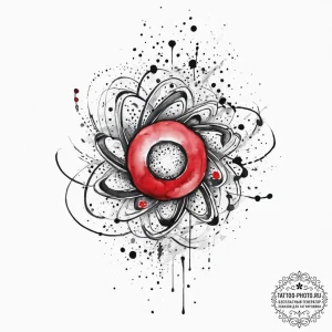 Tattoo sketch cosmic ground, tattoo flash she... - эскиз тату (№1756785180_0, 02.09.2025 03:53) — tattoo-photo.ru