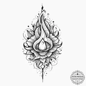 Tattoo sketch cosmic essence, ink illustratio... - эскиз тату (№1756785582_0, 02.09.2025 03:59) — tattoo-photo.ru