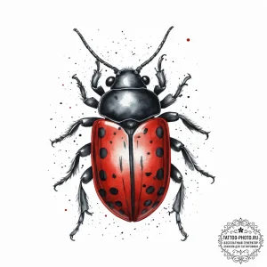 Tattoo sketch carpet beetle, tattoo line art,... - эскиз тату (№1756787954_0, 02.09.2025 04:39) — tattoo-photo.ru