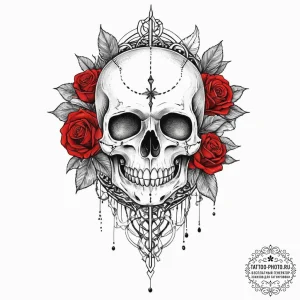 Tattoo sketch a symbolic animal, ink illustra... - эскиз тату (№1756788356_0, 02.09.2025 04:45) — tattoo-photo.ru