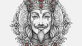 Tattoo sketch nutcracker, tattoo drawing outl... - эскиз тату (№1756790560_0, 02.09.2025 05:22) — tattoo-photo.ru