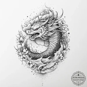 Tattoo sketch change, tattoo line art, black... - эскиз тату (№1756792368_0, 02.09.2025 05:52) — tattoo-photo.ru