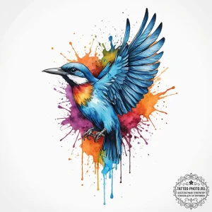Tattoo sketch realistic портрет птицы, ink il... - эскиз тату (№1756792770_0, 02.09.2025 05:59) — tattoo-photo.ru