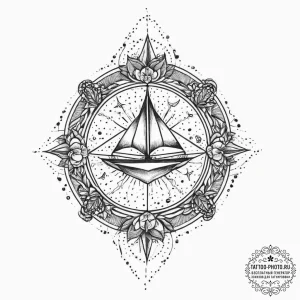 Tattoo sketch cosmic origin, tattoo drawing o... - эскиз тату (№1756804282_0, 02.09.2025 09:11) — tattoo-photo.ru