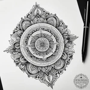 Tattoo sketch mystical spring, artistic tatto... - эскиз тату (№1756885364_0, 03.09.2025 07:42) — tattoo-photo.ru