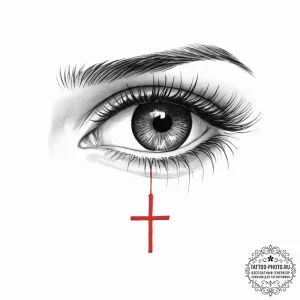 Tattoo sketch eye with eyelashes, tattoo line... - эскиз тату (№1756885556_0, 03.09.2025 07:45) — tattoo-photo.ru