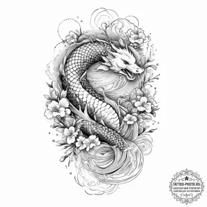 Tattoo sketch nightmare, ink illustration for... - эскиз тату (№1756888916_0, 03.09.2025 08:41) — tattoo-photo.ru