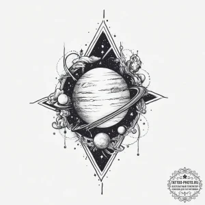 Tattoo sketch cosmic kingdom, concept art for... - эскиз тату (№1756892661_0, 03.09.2025 09:44) — tattoo-photo.ru