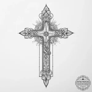 Tattoo sketch mystical narrative, ink illustr... - эскиз тату (№1756899894_0, 03.09.2025 11:44) — tattoo-photo.ru