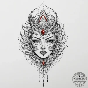 Tattoo sketch epic hero, artistic tattoo sket... - эскиз тату (№1756904553_0, 03.09.2025 13:02) — tattoo-photo.ru