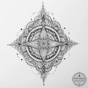 Tattoo sketch cosmic history, ink illustratio... - эскиз тату (№1756905330_0, 03.09.2025 13:15) — tattoo-photo.ru