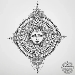 Tattoo sketch dark elf blade, ink illustratio... - эскиз тату (№1756905718_0, 03.09.2025 13:21) — tattoo-photo.ru