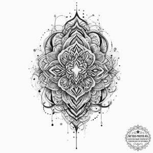 Tattoo sketch weave, concept art for tattoo,... - эскиз тату (№1756906106_0, 03.09.2025 13:28) — tattoo-photo.ru