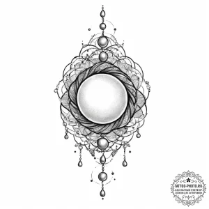 Tattoo sketch pearl string tattoo, artistic t... - эскиз тату (№1756906493_0, 03.09.2025 13:34) — tattoo-photo.ru