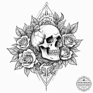 Tattoo sketch lingcod, tattoo sketch design,... - эскиз тату (№1756912978_0, 03.09.2025 15:22) — tattoo-photo.ru