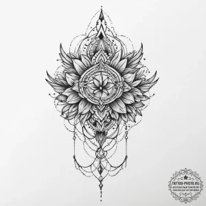 Tattoo sketch mystical representation, tattoo... - эскиз тату (№1756913579_0, 03.09.2025 15:32) — tattoo-photo.ru