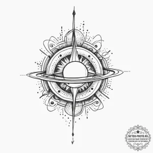 Tattoo sketch cosmic life, ink illustration f... - эскиз тату (№1756919936_0, 03.09.2025 17:18) — tattoo-photo.ru