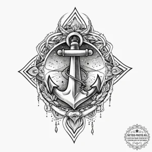 Tattoo sketch cosmic past, tattoo sketch desi... - эскиз тату (№1756920327_0, 03.09.2025 17:25) — tattoo-photo.ru